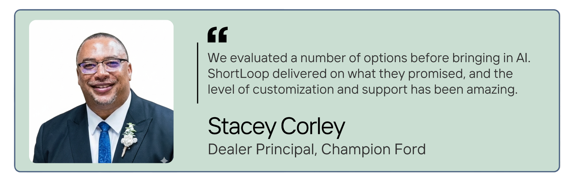 Stacey Corley: The integration with XTime was smooth. ShortLoop configured the system around our existing processes and handled the required customizations during setup.